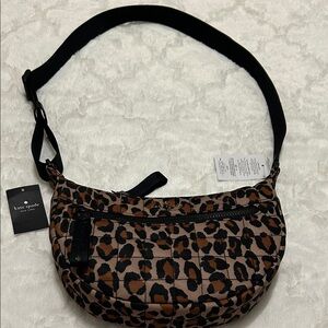 Kate Spade Brown Leopard Crossbody Bag